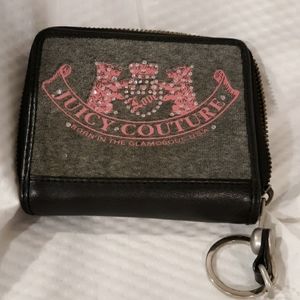 Juicy Couture wallet black and gray small